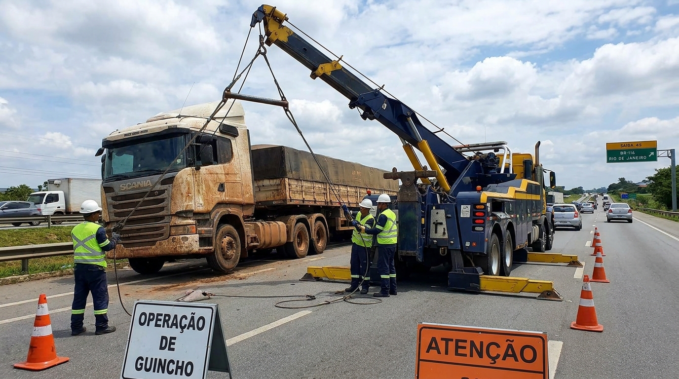Reboque de Caminhão Baú em Palhoça‑SC